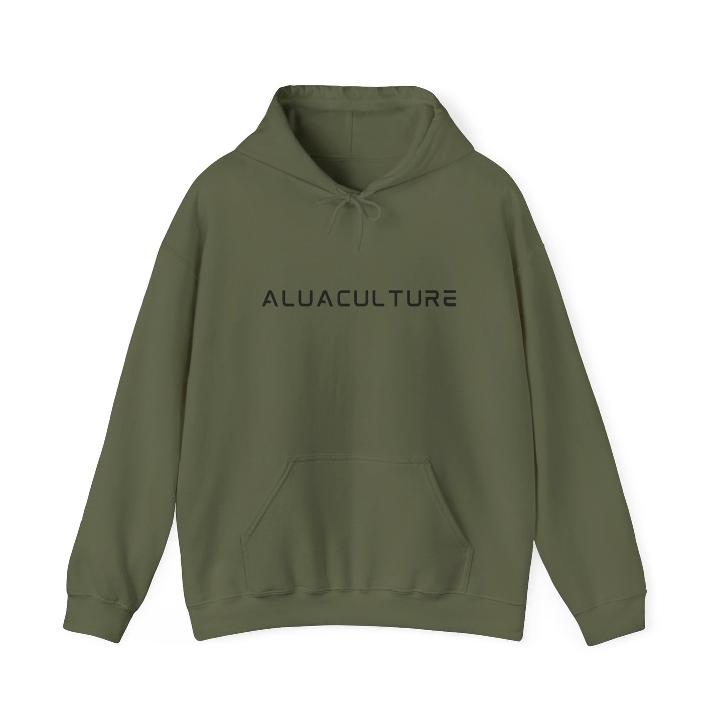 Trendy Unisex Hooded Sweatshirt with 'ALUA CULTR' Design