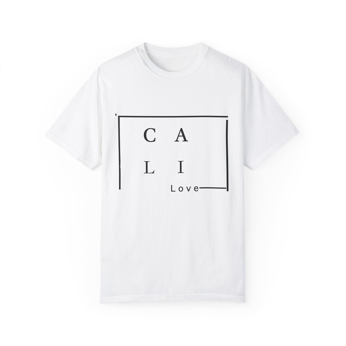 Cali Love Unisex Garment-Dyed T-Shirt - Casual Summer Style