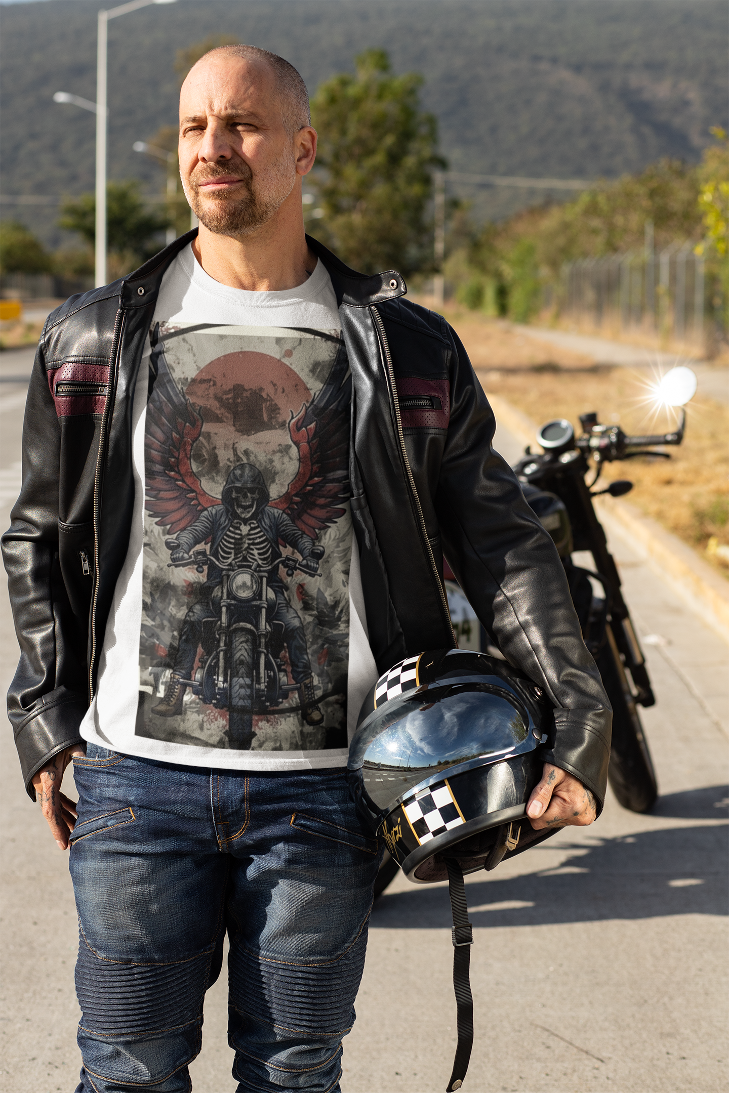 ALUA  Print T-shirt ( Ride Out )